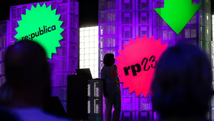 Stage 1 auf der re:publica 2023
