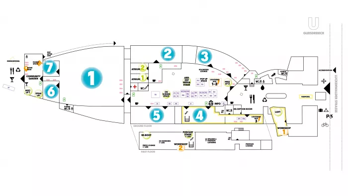 Lageplan der republica 26