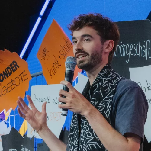 David Braun - Spricht über Innenstädte für die Urbane Liga